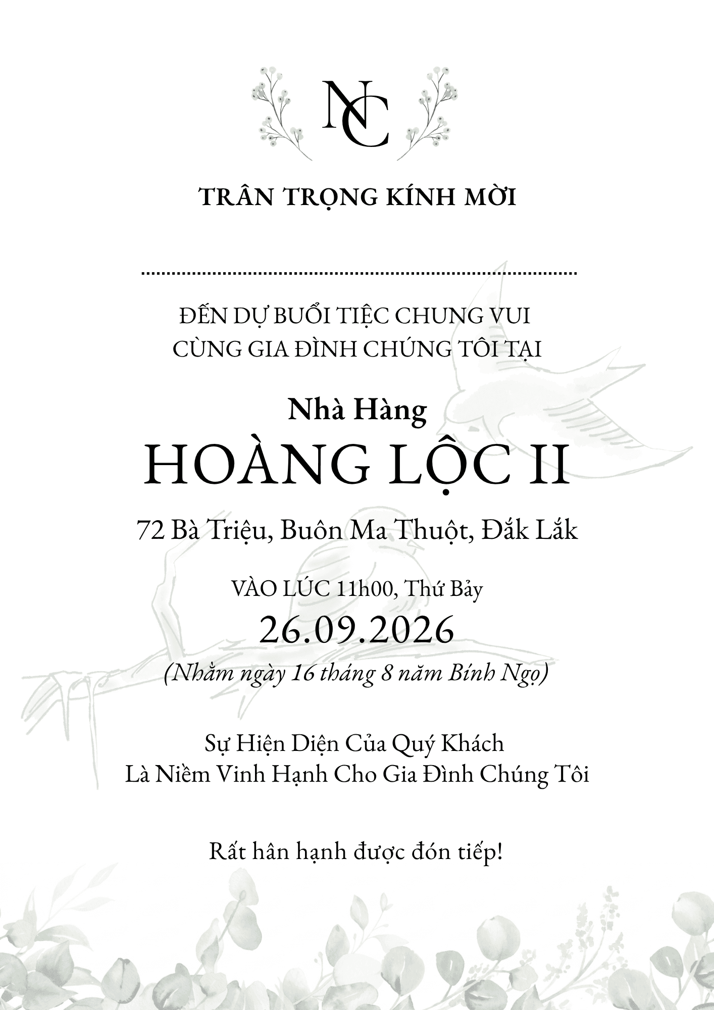 Thiệp cưới 2